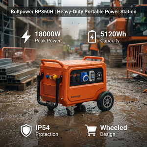 Station d'alimentation portable Boltpower 18kW haute puissance, <span class=keywords><strong>batterie</strong></span> 5120Wh, générateur solaire étanche IP54 avec charge solaire - Product Image 2