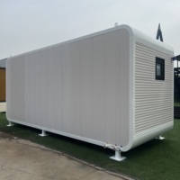 Cabane de glamping de luxe Apple - Design moderne en acier isolé pour hôtel/villa et hébergement en éco-tourisme