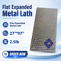 Grillage métallique plat expansé, 2,5 lb, 27''*97'' |   Directement de l'usine, conforme aux normes ASTM