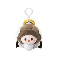 Porte-clés en peluche rond de la série Anges et Démons de Heaven Official's Blessing, pendentif anime TGCF, breloque de sac de collection, cadeau