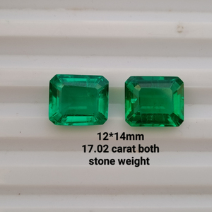 Pierre précieuse verte de laboratoire de haute qualité, coupée sur mesure, de formes multiples, haute clarté, pour la fabrication de bijoux artisanaux - Product Image 3