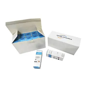 10 petite boîte d'emballage pharmaceutique à usage oral dans une grande boîte en carton blanc impression de logo personnalisé en vente de haute qualité