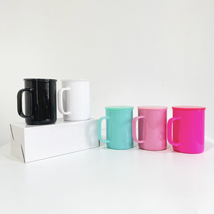 UV DTF enveloppe la tasse en verre de sublimation avec le couvercle de pp 17oz tasses de <span class=keywords><strong>café</strong></span> en verre de campeur pour l'impression de sublimation - Product Image 5