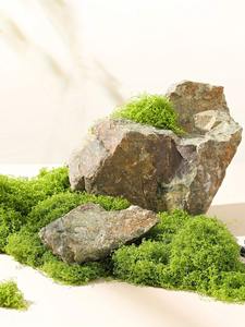 หญ้าเทียมสีเขียวทหาร โพลีเอสเตอร์ ขนาดเล็ก ทนทาน สำหรับตกแต่งภูมิทัศน์กลางแจ้ง ต้นบอนไซ ตกแต่งกระถาง หญ้าสนาม สูง 10 ซม. น้ำหนัก 100 กรัม - Product Image 5