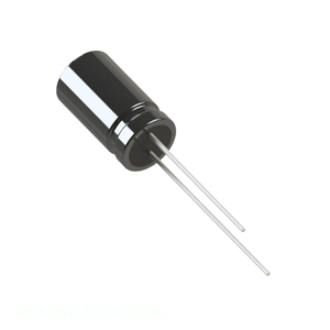 Distribuidor Autorizado, Condensador Radial REA06112R2M200K de 2.2 uF, Aluminio, 20%, 200V - Product Image 1