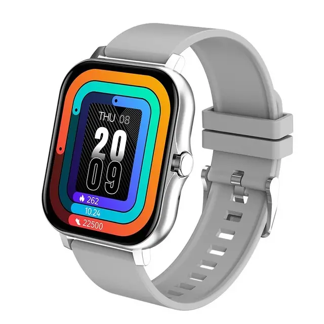 Jam tangan pintar 2024 jam tangan 1.91 inci HD warna elektronik pengisian daya magnetik IPS logam mulia karet baru elektronik Slider Ltd. 2hr