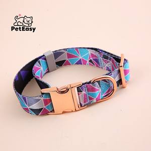 2025 gran oferta superventas hebilla de Metal colorido nailon cómodo transpirable mascota gato perro Universal Collar Correa conjunto - Product Image 3