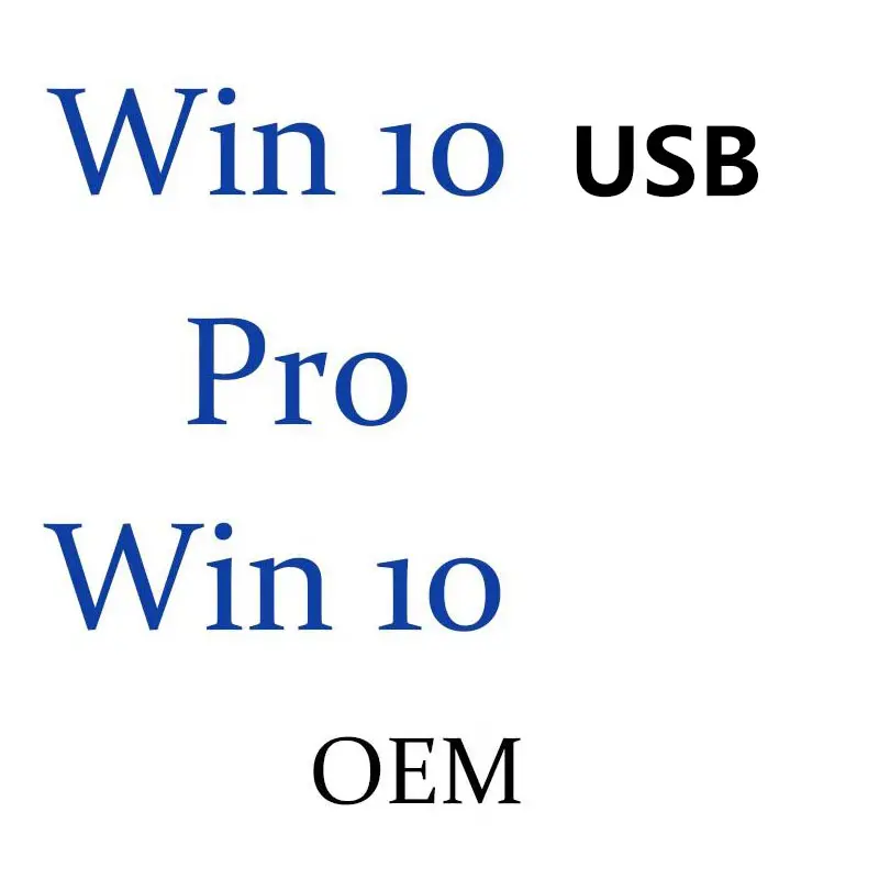 Genuino Win 10 Pro OEM USB Paquete completo Win 10 DVD profesional Win 10 DVD Envío rápido