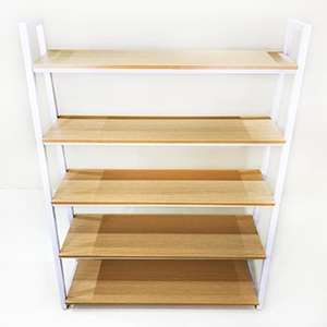 أرفف البيع بالتجزئة من الحديد والخشب شبه منحرفية للمتاجر الكبرى أرفف عرض للمتاجر متاجر التجزئة - Product Image 2