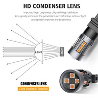 RCJ LED-Birnen 1156 1157 BAU15S PY21W P21W W5W, 24SMD 5730 Chip LED Brems- und Rückfahrleuchte, Auto-Ersatzlampe