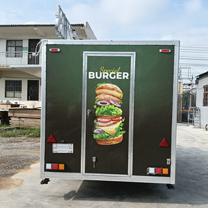 Remorques alimentaires pour hamburgers entièrement équipées avec véranda, remorque conteneur alimentaire complète, remorque mobile pour churros en Espagne - Product Image 4