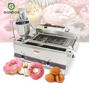 Nouvelle machine à découper les beignets en acier inoxydable, machine à beignets commerciale à haute productivité avec contrôle de la température - Product Image 1
