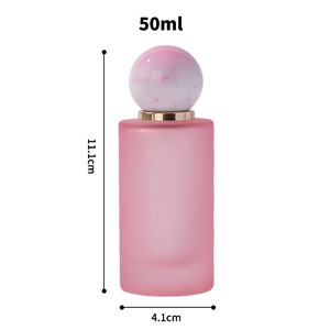 Flacon de recharge de <span class=keywords><strong>parfum</strong></span> rose et bleu de 50 ml avec capuchon sphérique et pulvérisateur à vis, sensation premium, facile à utiliser et à remplir - Product Image 6