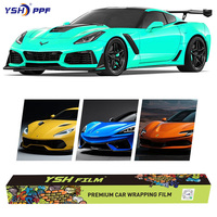 Film de protection de peinture automobile en TPU ultra-résistant 7,5 mil, bleu royal métallisé brillant, rouleau pour grossistes
