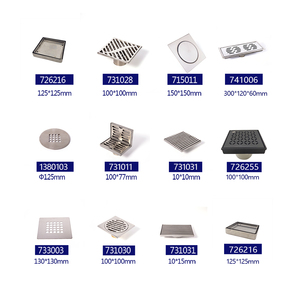 מודרני סִגְנוֹן שחור אפור אביזרי מקלחת 4 אינץ' נגד ריחות SS201 304 ניקוז רצפת נירוסטה - Product Image 4