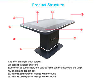Jeu <span class=keywords><strong>de</strong></span> <span class=keywords><strong>société</strong></span> à écran <span class=keywords><strong>tactile</strong></span> intelligent LCD Android <span class=keywords><strong>de</strong></span> 43 pouces avec distributeur <span class=keywords><strong>de</strong></span> pièces pour équipement publicitaire - Product Image 5