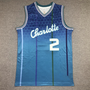 Camisetas Personalizadas al por Mayor de los <span class=keywords><strong>Charlotte</strong></span> <span class=keywords><strong>Hornets</strong></span> # 1 # Camiseta de Baloncesto Edición Ciudad 2, Edición Icon, Malla de Poliéster, Unisex, Adulto, Transfronteriza 2026 - Product Image 3