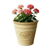 Décoration d'intérieur, accessoires de jardinage, pots de fleurs en PP brossé durables, grands bacs à plantes d'extérieur