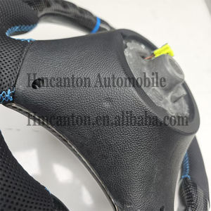 Volante Deportivo Personalizado de Cuero Perforado y Fibra de Carbono M Sport para BMW Serie 3 E90 E91 E92 E93 - Product Image 3