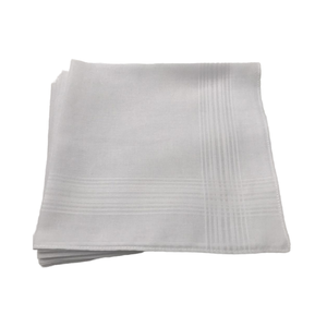 <span class=keywords><strong>Pañuelos</strong></span> de Satén 100% Algodón <span class=keywords><strong>para</strong></span> <span class=keywords><strong>Hombre</strong></span>, Tamaño Personalizado, Estilo a Rayas, Pañuelo de Bolsillo Completamente Blanco de Alta Calidad - Product Image 1