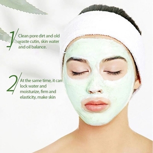 <span class=keywords><strong>Mascarilla</strong></span> purificadora de <span class=keywords><strong>arcilla</strong></span> <span class=keywords><strong>verde</strong></span> para el tratamiento del acné, <span class=keywords><strong>mascarilla</strong></span> para reparar y refrescar la piel, producto en oferta - Product Image 4