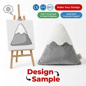 Cojín de Peluche Personalizado con Diseño de Montaña Nevada, para Viajes, Decoración de Sala de Estar, Mascota Decorativa - Product Image 1