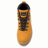 Bottes de sécurité AIMVVSEC avec embout en acier, semelle intermédiaire anti-perforation en fer, respirantes, en cuir, pour l'hiver, l'usine, la construction, l'industrie
