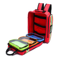 Sac à dos de secours médical imperméable en PVC, sac de randonnée pour pompiers, sac de sauvetage, sac tactique de soutien d'urgence en plein air, sac à bandoulière