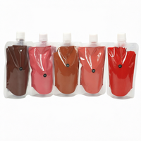 Base de gloss à lèvres en sachet rechargeable pour marque privée, imperméable et hydratante, teinte à lèvres