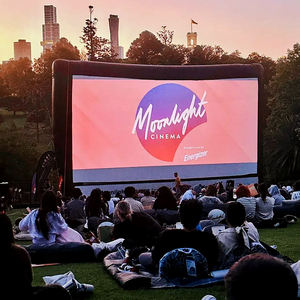 Parque infantil actividad comercial Proyección de cine móvil personalizado al aire libre plegable 30 pies pantalla de cine inflable - Product Image 3