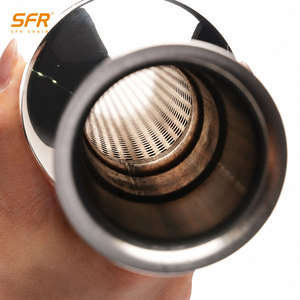 ท่อไอเสียสแตนเลสชุบโครเมียมแบบปรับได้ SFR สำหรับรถมอเตอร์ไซค์เดวิดสัน รุ่นบ็อบเบอร์/ชอปเปอร์ พร้อมอุปกรณ์ลดเสียง - Product Image 2