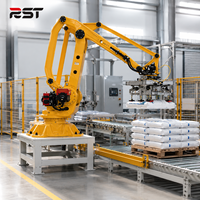Moteur de boîte de vitesses pour machine de palettisation robotisée automatique pour sacs, cartons, boîtes, contrôle PLC, haute capacité 800 fois/heure, personnalisé