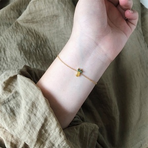 Dainty Gold Fruit <b>Cute</b> Accessories Jewelry <b>Bracelet</b> Zircon <b>Bracelets</b> Women - Product Image 6