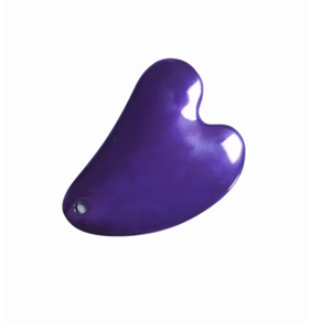 Masajeador metálico gua sha para el cuidado facial - Product Image 3