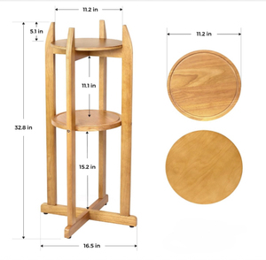 Yeni Model raf ahşap vitrin rafları depolama organizatör oturma odası köşe içme suyu kovaları için kullanılan - Product Image 3