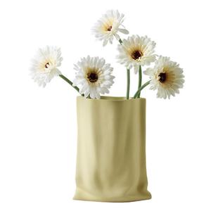 Jarrón de Cerámica Estilo Crema, Minimalismo Moderno, <span class=keywords><strong>para</strong></span> Arreglos Florales, Decoración del Hogar, Regalo de <span class=keywords><strong>Cumpleaños</strong></span> y de Inauguración de Casa - Product Image 5