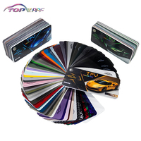 Film TPU changeant de couleur vert armure 1,52*15M auto-réparant résistant aux rayures 7,5 mil PPF couleur carte de couleurs offerte