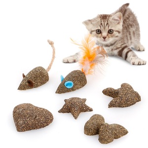 Nature Cat <span class=keywords><strong>Catnip</strong></span> <span class=keywords><strong>Mouse</strong></span> Cute Sticks Juguete para gatos activado por movimiento Dentición Juguetes limpios para gatos - Product Image 1