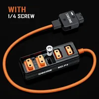 Câble adaptateur répartiteur ZGCINE MD-P4 D-Tap 4 en 1 avec rotation à 180° pour alimentation de batterie V-Mount pour caméra et éclairage vidéo LED