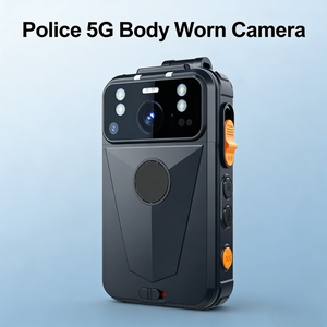 Caméra corporelle 5G 4K avec écran tactile, étanche IP67, vision nocturne pour l'inspection industrielle et la transmission vidéo en temps réel - Product Image 1