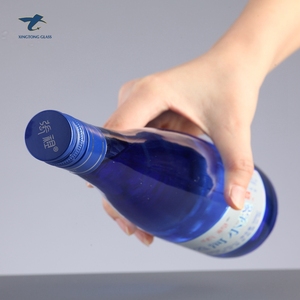 Shandong Personnalisé Bleu <span class=keywords><strong>Vodka</strong></span> Bouteille En Verre D'<span class=keywords><strong>alcool</strong></span> Pour Bouchons En Aluminium - Product Image 2