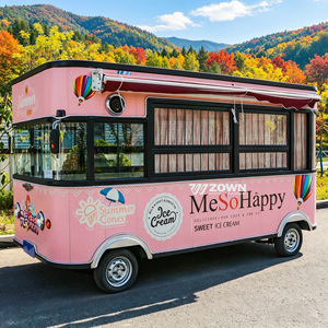 High Quality Food Cart Customized Street Mobile Fast Food Pizza Burger Chips <b>Trailer</b> Coffee Ice Cream Truck Food Fiberglass - Product Image 1
