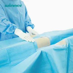 Surgical CAG drape wound care manufacturers Cerebral Angiography MRU surgical drape