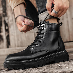 Botas de Hombre Estilo Británico, Inspiradas en los Clásicos, Otoño/Invierno 2024, Botas Martin, Zapatos de Hombre Clásicos y Versátiles - Product Image 1