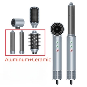 Cepillo de Aire Caliente Multifunción 5 en 1: Alisador, Rizador y Secador de Pelo - Set de Herramientas de Peinado - Product Image 1