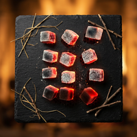 Charbon à chicha en coque de noix de coco fiable : cubes durables et de qualité supérieure