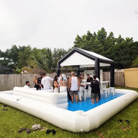 Barres de piscine gonflables les plus populaires Barre gonflable commerciale en PVC Barre de piscine gonflable de nouvelle conception pour la fête