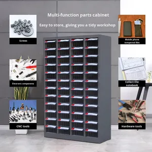 Verdikte metalen ladenkast voor elektronische componenten, schroeven, gereedschap en accessoires, opbergbox model - Product Image 3