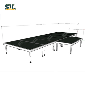 SIL tùy chỉnh 2x1 nhà thờ nhôm sân khấu nền tảng thiết kế sân khấu nhỏ xách tay mini trong nhà nhà thờ sân khấu - Product Image 3