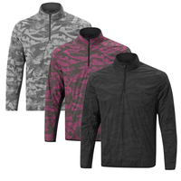 Sweat-shirt d'hiver imperméable et écologique pour homme, personnalisé OEM, avec col simulé, fermeture éclair 1/4, couleur unie